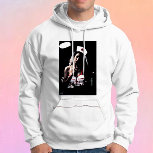 Psycho Nurse Grindhouse Russ Meyer Tarantino Sin City Pin Up Hot Dope Swag Neo Noir Hoodie