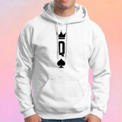 Queen Of Spades Card Matching Halloween Hoodie