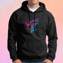 Retro 80s Neon Memphis Style Hoodie