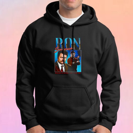 Ron Swanson Homage Hoodie