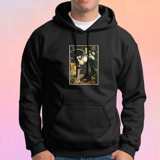 Samurai Cosplays A Photographer Japanese Hoodie