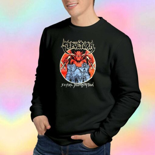 Sepultura Bestial Devastation 1985 tee Sweatshirt