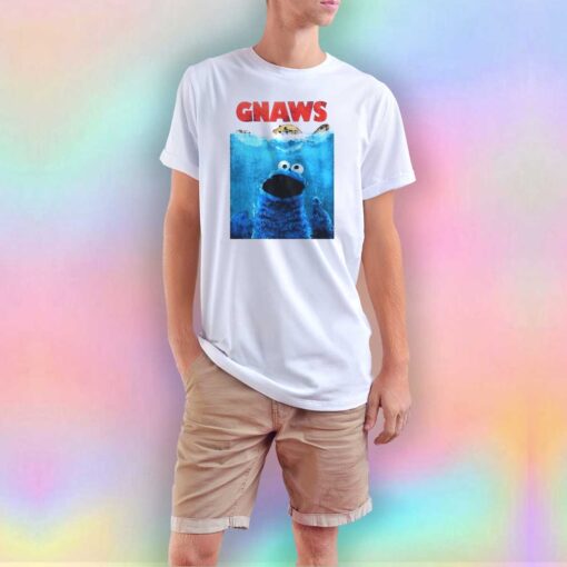 Sesame Street Cookie Monster Gnaws tee T Shirt