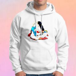 Sexy Superhero Kissing Lesbian Hoodie