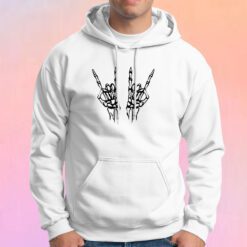 Skeleton Hands Rock N Roll Hoodie