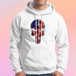 Skull American Flag Hoodie