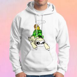 Sloth Piggyback Turtle And Snail Slow Down Hoodie