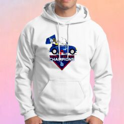 Snoopy And Woodstock LA Dodgers Hoodie