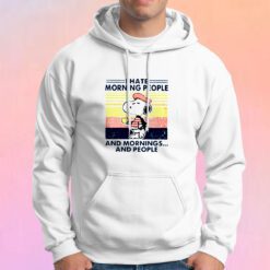 Snoopy I hate morning people Hoodie