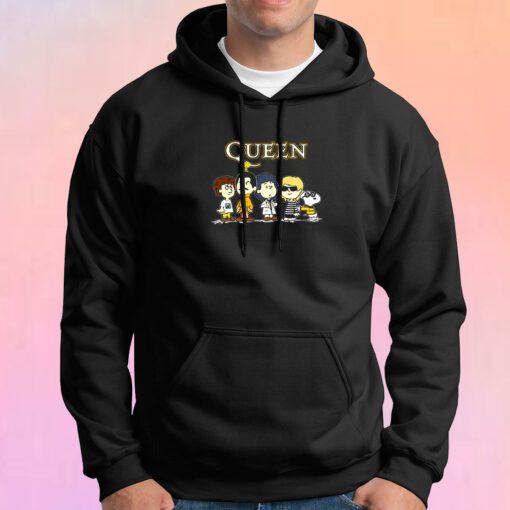 Snoopy Joe Cool With The Queen Band Hoodie