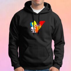 Snoopy Rainbow Love Hoodie