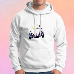 Snoopy Woodstock Driving Car Hoodie