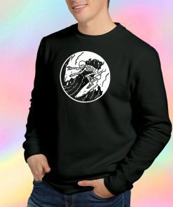 Surfing Skeleton tee Sweatshirt