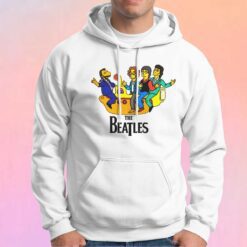 The Beatles Logo The Simpsons tee Hoodie