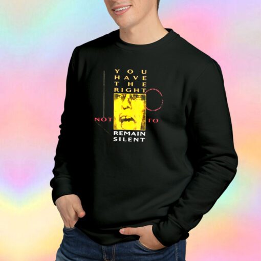Vintage 1992 ACLU You Have The Right tee Sweatshirt