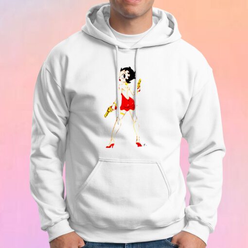 betty boop shoot Hoodie