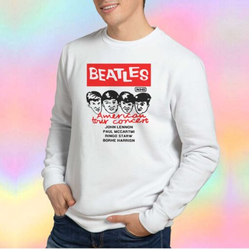 Beatles American Tour Concert Parody Sweatshirt