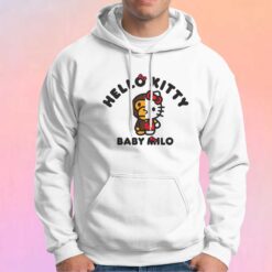 Beby milo x hello kitty cartoon 90s Hoodie