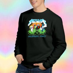 Best Coast California Night 90s Vintage Sweatshirt