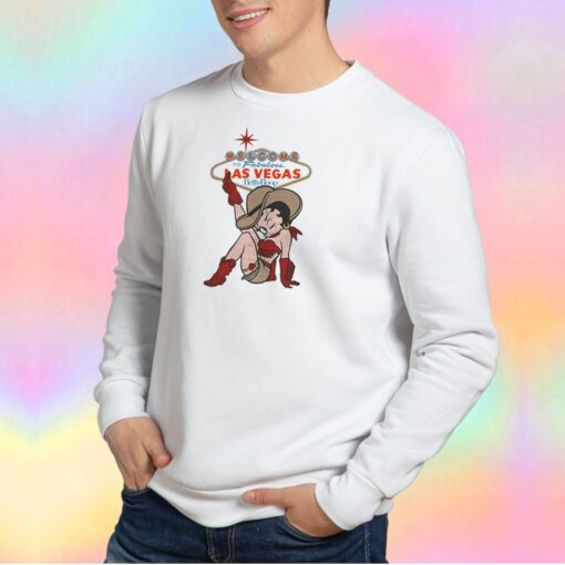 Cartoon Betty Boop Vegas Sweatshirt
