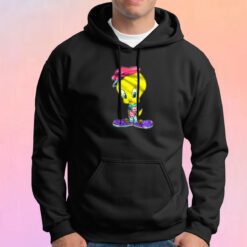 Cute Tweety Bird Looney Toons Vintage 90s Hoodie