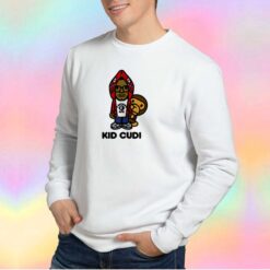 Funny kid cudi bape cartoon Sweatshirt