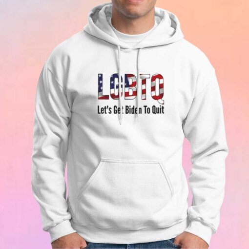 LGBTQ Lets Get Biden To Quit tee Hoodie