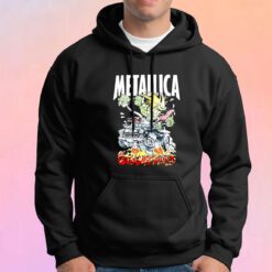 Metallica Gimme Fuel Drag Racer Vintage Hoodie