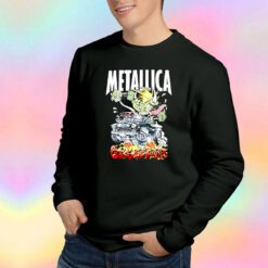 Metallica Gimme Fuel Drag Racer Vintage Sweatshirt