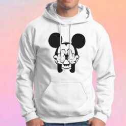 Mickey Mouse fuck Middle Finger Fake tee Hoodie