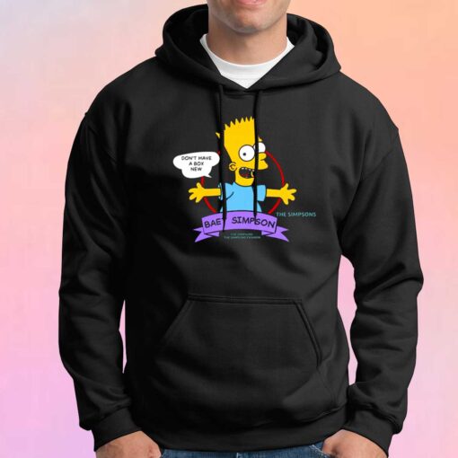 New Baet Simpson Dont Have A Box Funny Hoodie