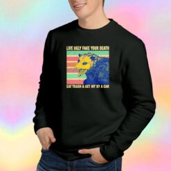 Opossum Live ugly fake your death Vintage Sweatshirt