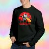 Retro Catzilla Fire Sweatshirt