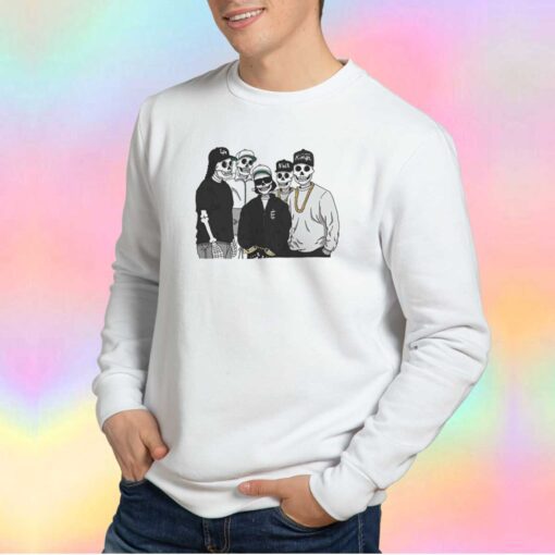 Skulls 2Pac Pop Smoke Sweatshirt