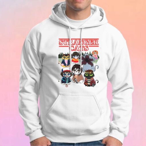 Stranger Cats Parody Movie Hoodie