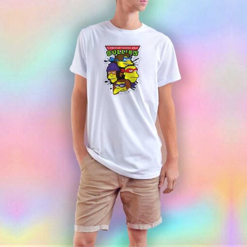 The simpson teenage mutan funny T Shirt