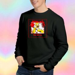 The simpsons cartoons Metallica Sweatshirt