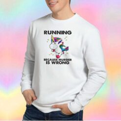 Unicron Running Because Murder Is Wrong unisex Sweatshirt