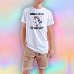 Unicron Running Because Murder Is Wrong unisex T Shirt