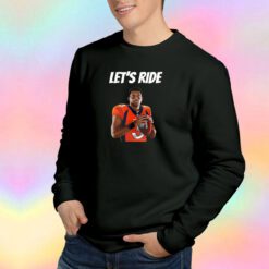 Broncos Russell Wilson Lets Sweatshirt
