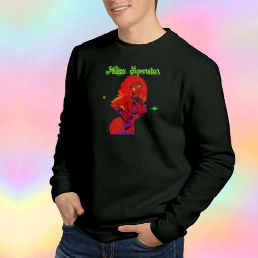 Funny Alien Superstar Sweatshirt