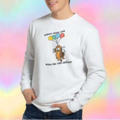 Garfield Where Were You When The Vibe Shifted Sweatshirt