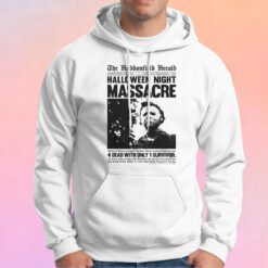 Halloween Haddonfield Herald Headline Hoodie
