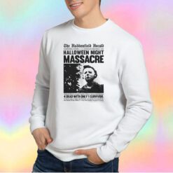 Halloween Haddonfield Herald Headline Sweatshirt