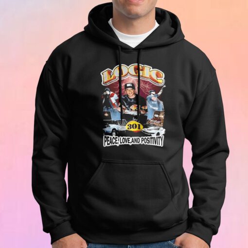 Logic Peace Love And Positivity Hoodie