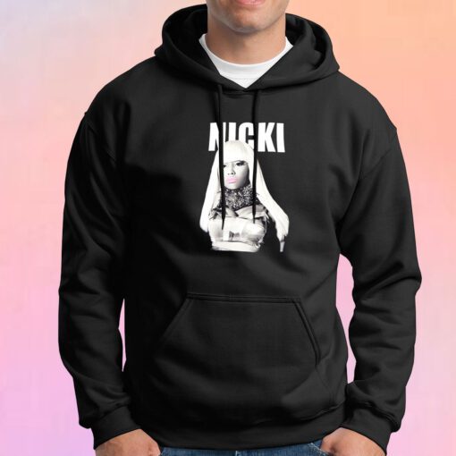 Nicki Minaj Pink Lips Portrait Hoodie