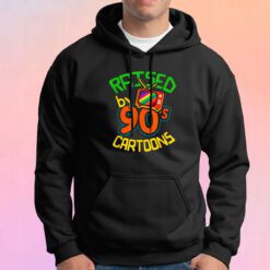 Retro Raised By 90s Cartoons Hoodie