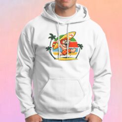 Retro Super Mario Surf Bech Hoodie