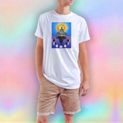 Skull Mediation Vintage Graphic T Shirt