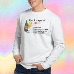 The 4 Stages Of Garfield Soju Sweatshirt